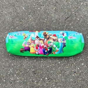 Nintendo World Characters Mario and Friends Vinyl Zipper Pencil Case